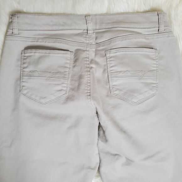 NY&C Soho Cream Jean's Ankle Legging Pants SALE - Picture 3 of 5